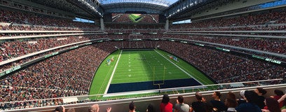 Seat view from Gridiron Loge