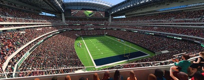 Seat view from Gridiron Loge