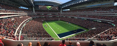 Seat view from Gridiron Loge