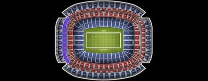 Seat view from Upper Endzone