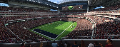 Seat view from Gridiron Loge