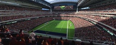 Seat view from Gridiron Loge