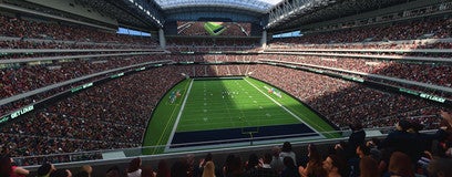 Seat view from Gridiron Loge