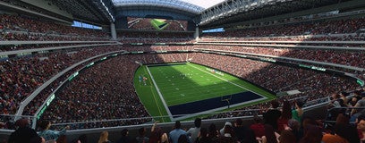 Seat view from Gridiron Loge