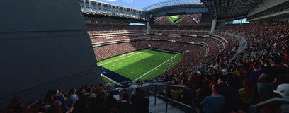 Seat view from Gridiron Sideline