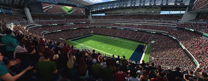 Seat view from Gridiron Sideline