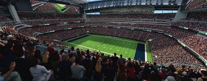 Seat view from Gridiron Sideline