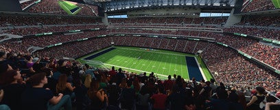 Seat view from Gridiron Sideline