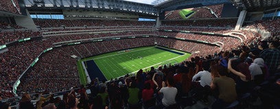 Seat view from Gridiron Sideline