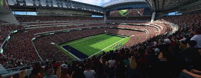 Seat view from Gridiron Sideline