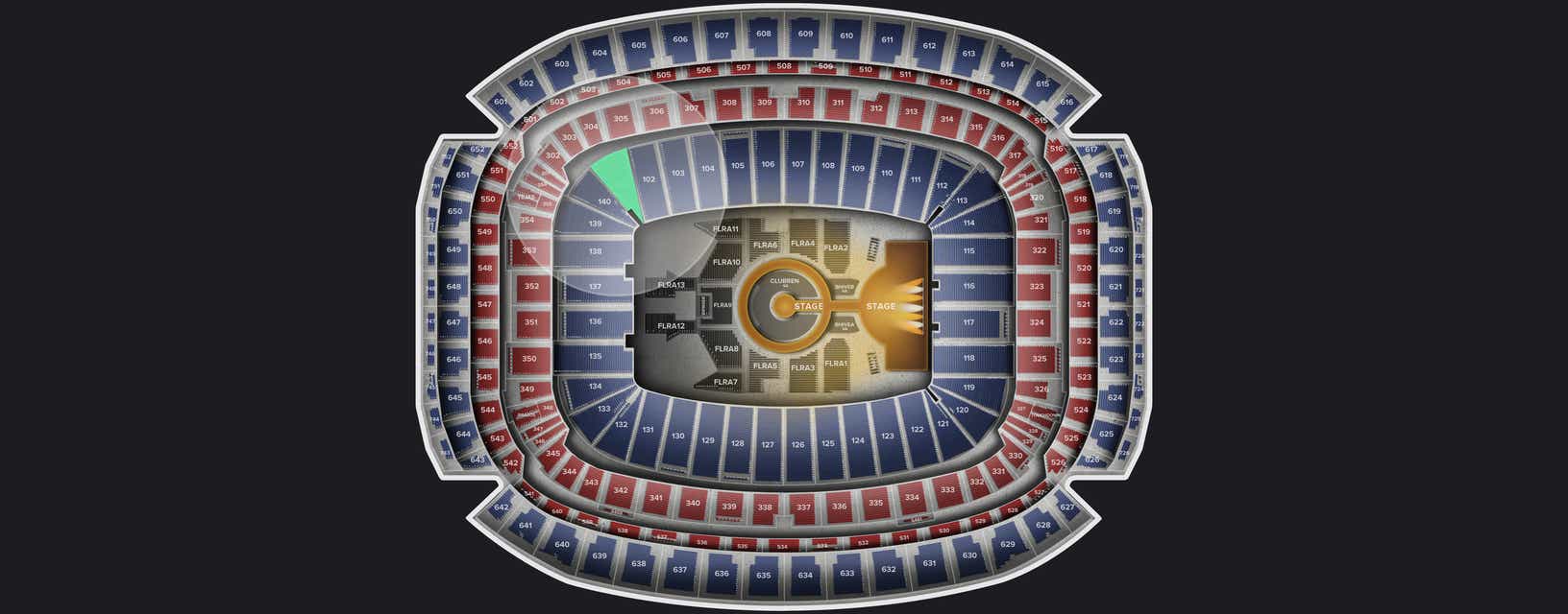 Seat view from Lower