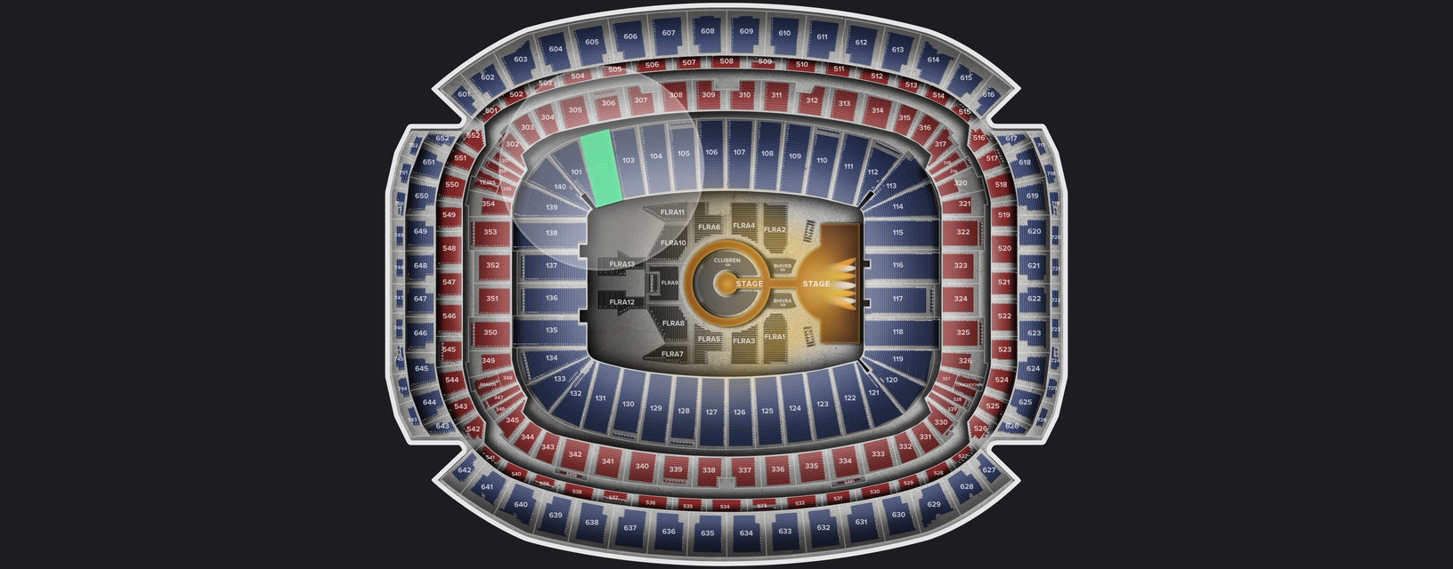 Seat view from Lower