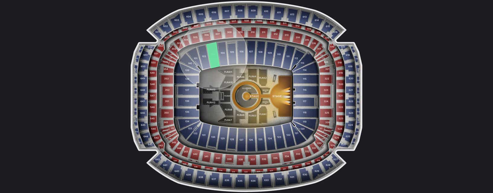 Seat view from Lower