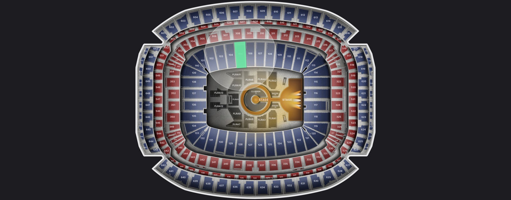 Seat view from Lower