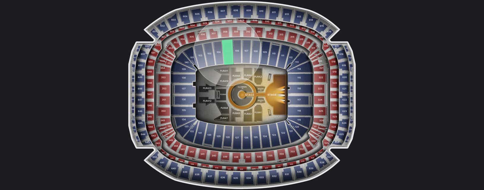 Seat view from Lower