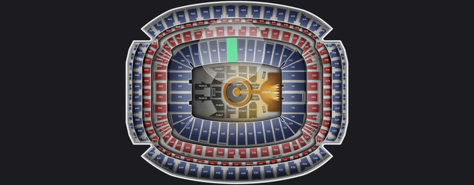 Seat view from Lower