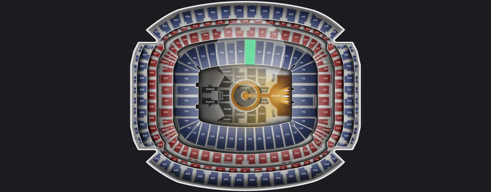 Seat view from Lower