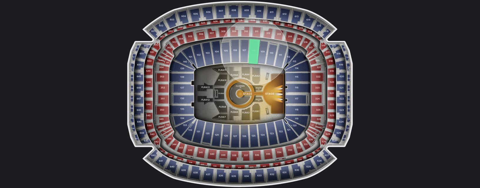 Seat view from Lower