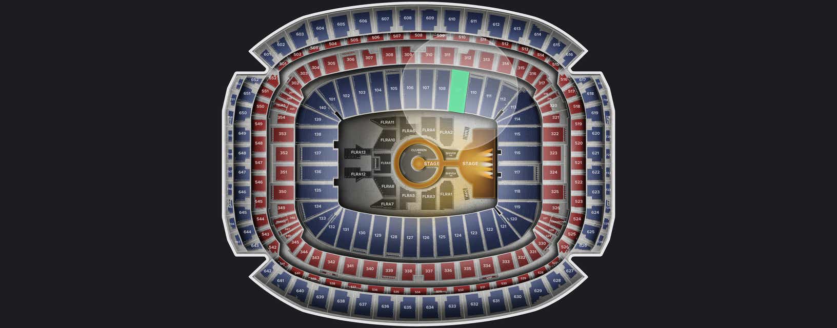 Seat view from Lower