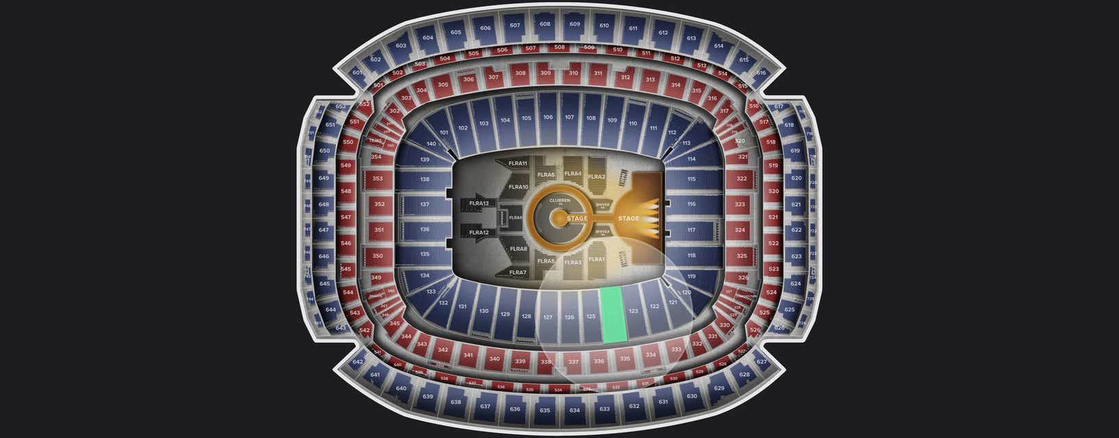 Seat view from Lower