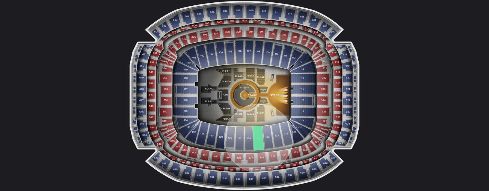 Seat view from Lower