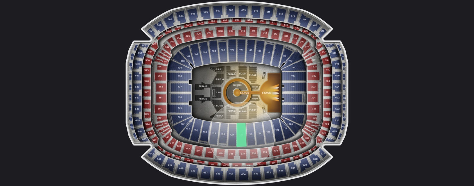 Seat view from Lower