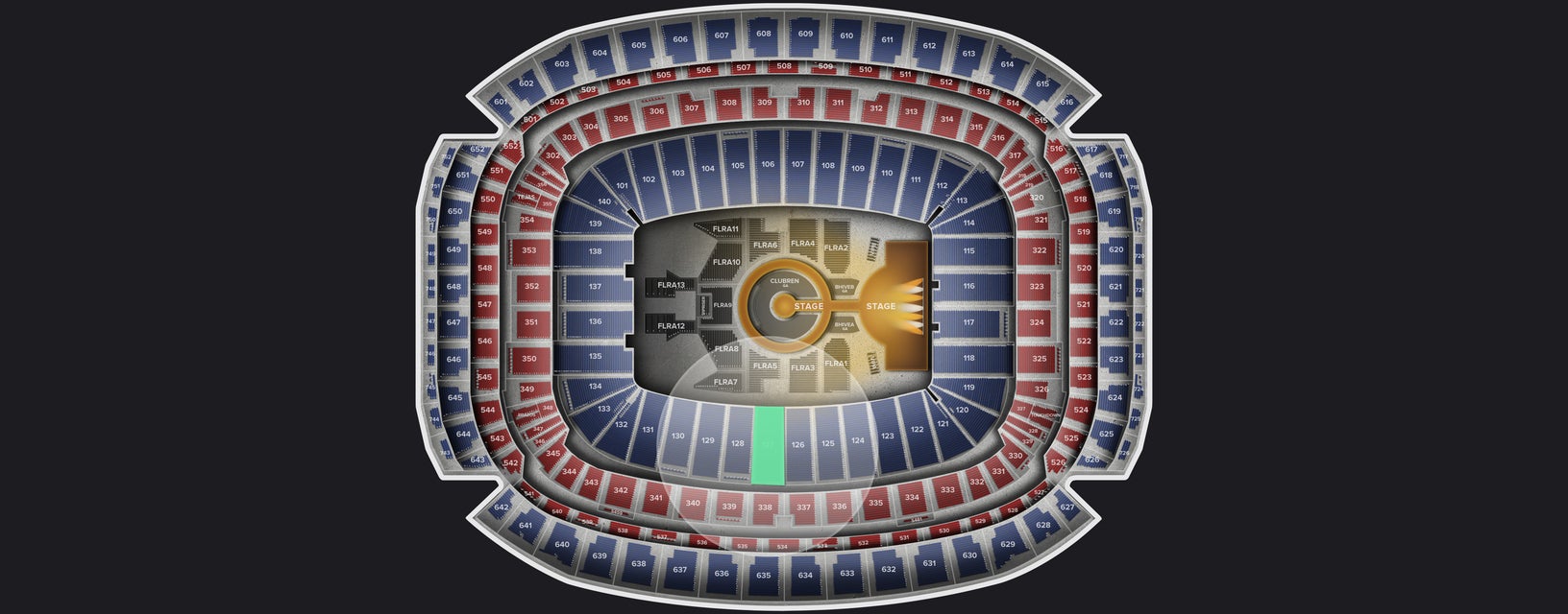 Seat view from Lower