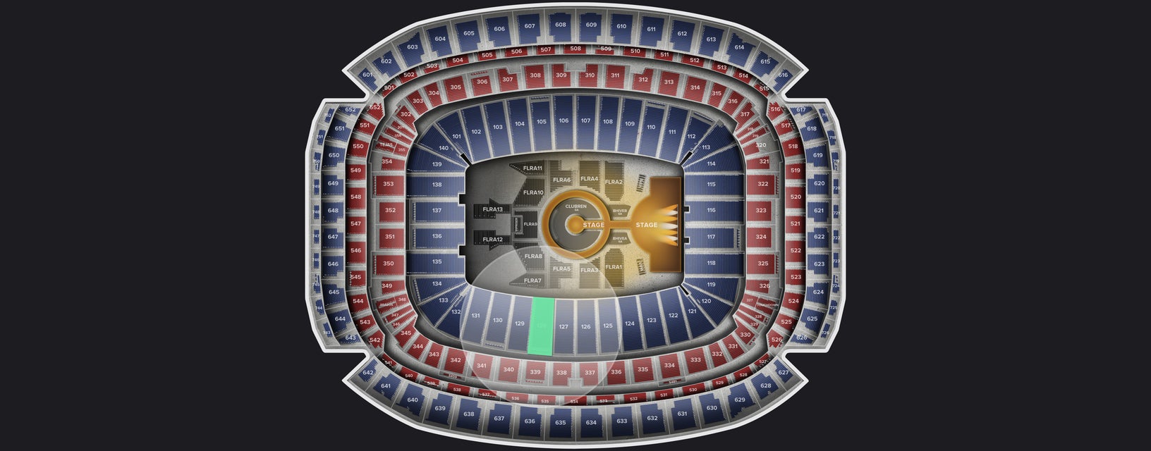 Seat view from Lower