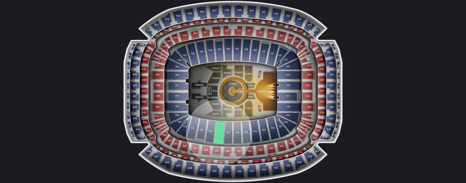 Seat view from Lower