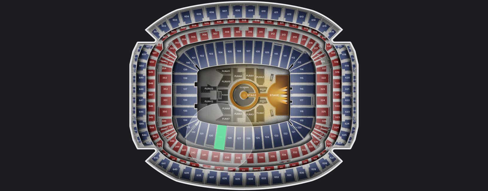 Seat view from Lower