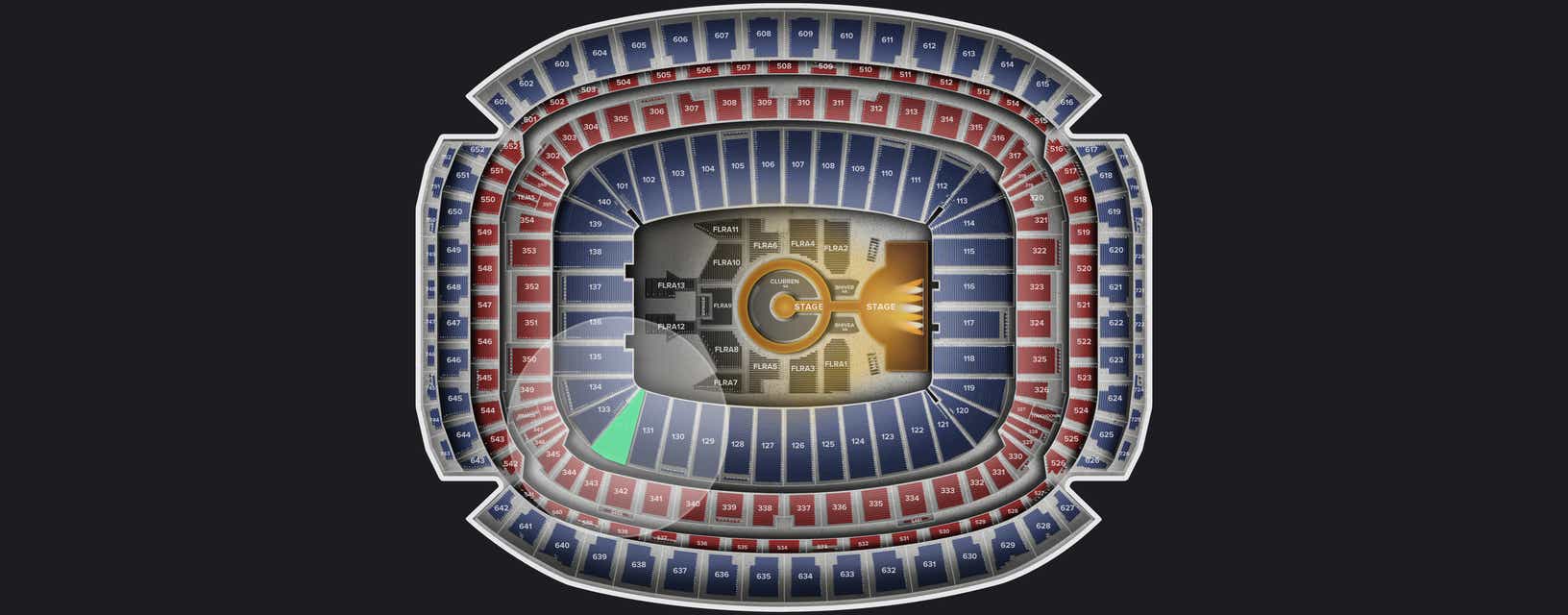 Seat view from Lower