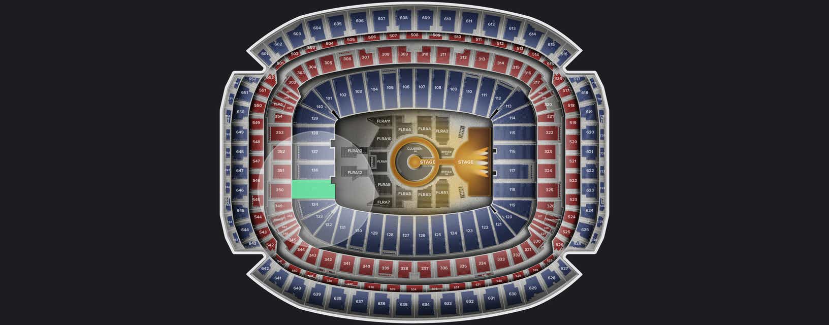 Seat view from Lower