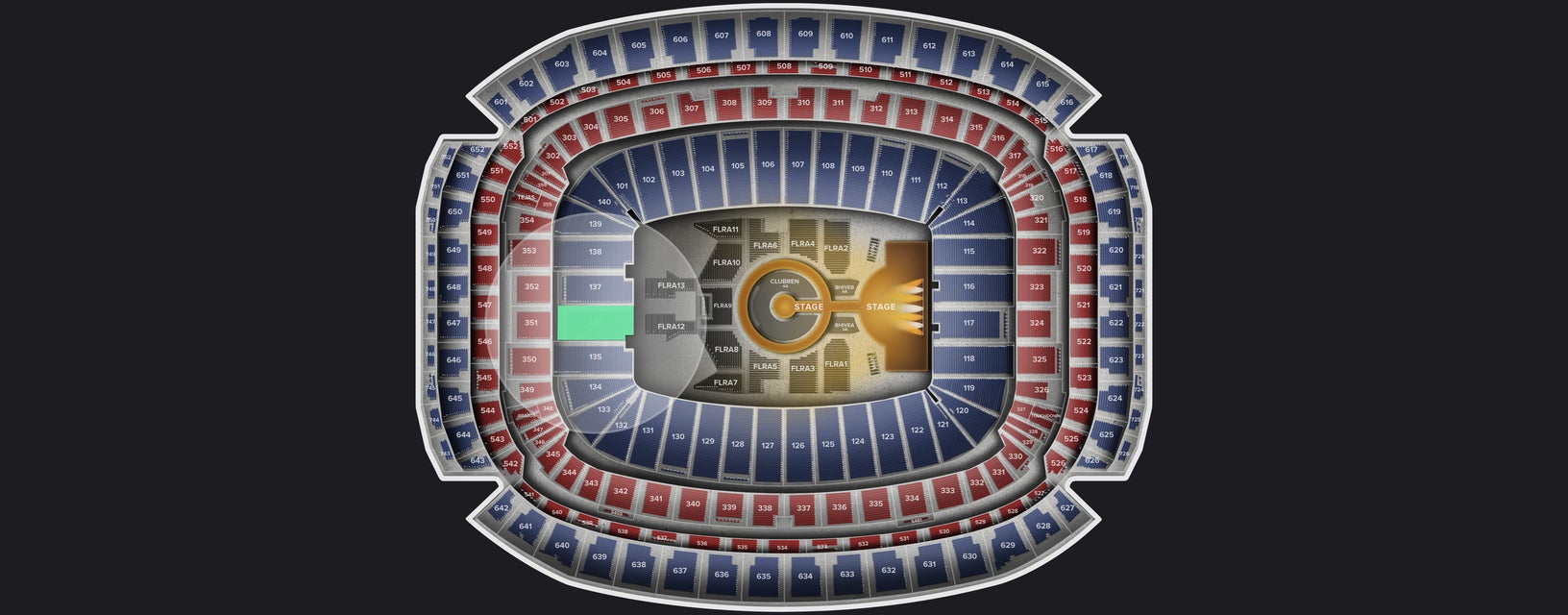Seat view from Lower