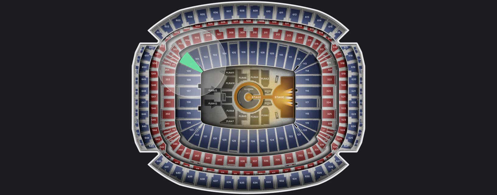 Seat view from Lower