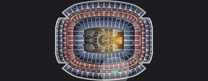Seat view from Loge
