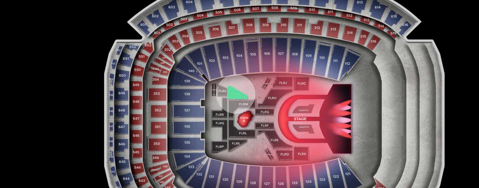 Seat view from Floor