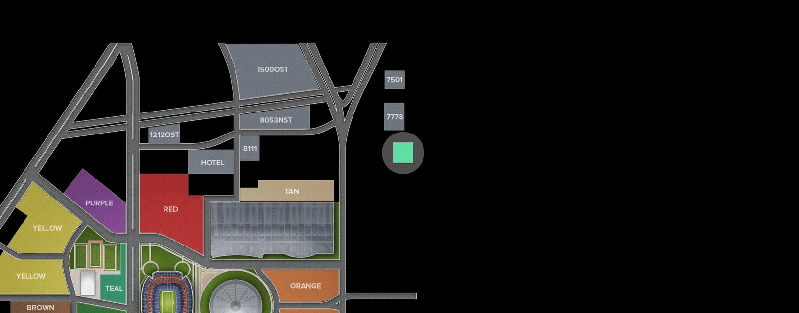Seat view from Lot