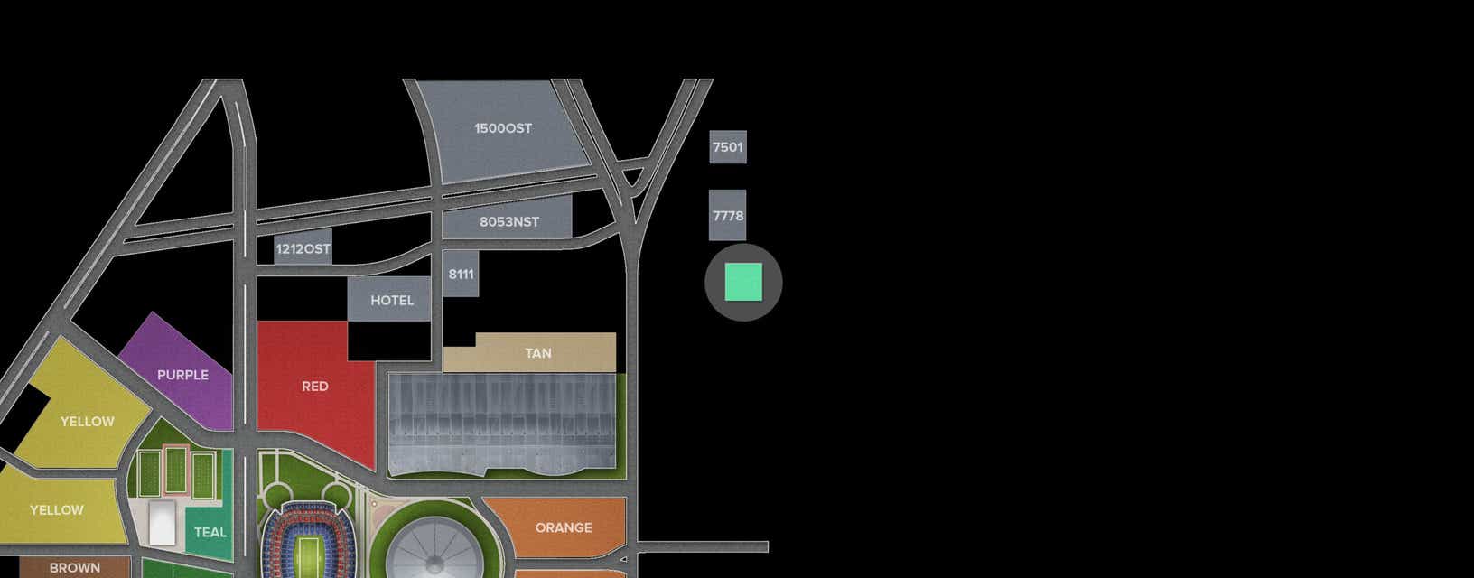Seat view from Lot