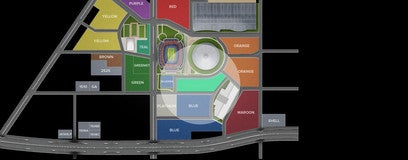 Seat view from Gold Parking