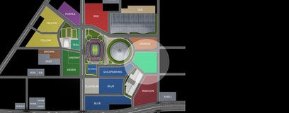 Seat view from Orange Lot