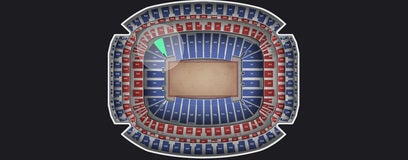 Seat view from Field Level Corner