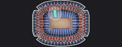 Seat view from Field Level Prime