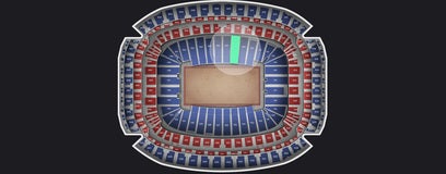 Seat view from Field Level Prime