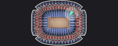 Seat view from Field Level Corner