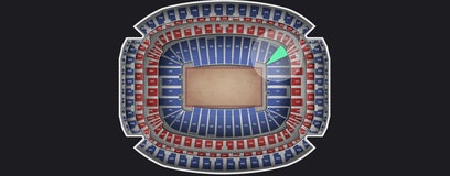 Seat view from Field Level Corner