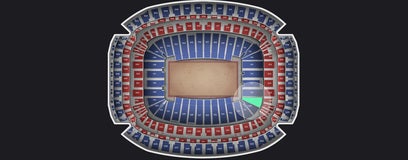 Seat view from Field Level Corner