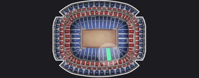 Seat view from Field Level Prime