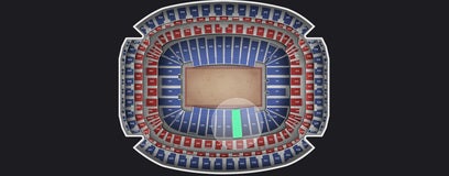 Seat view from Field Level Prime