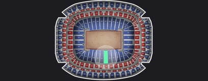 Seat view from Field Level Prime