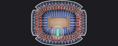 Seat view from Field Level Prime